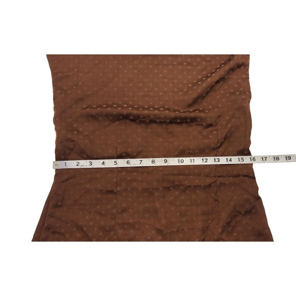 NWT Princess Polly Lenny Mini Dress Brown Polka Dot Sexy Size 8 - Picture 12 of 13